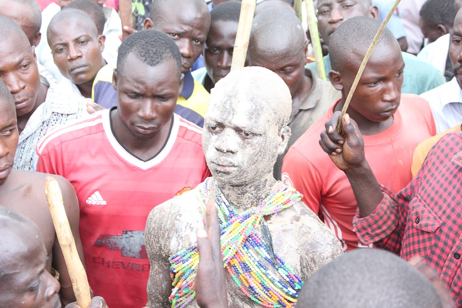 Khabeli on the final day of the millet yeast smearing rite