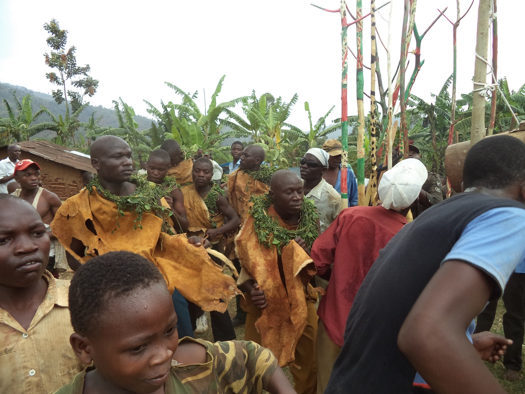 Some of the initiates getting started with the Inemba dance.2225252