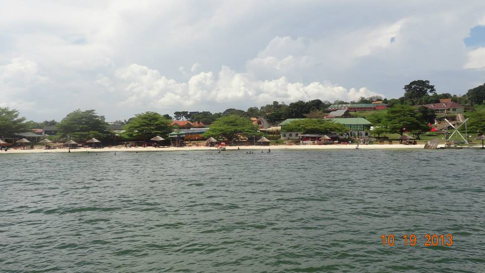 Aero beach as seen from the ferry