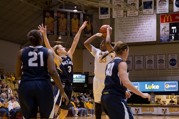 Karungi shooting a Jump Shot in the game against the Butlers last Friday.111
